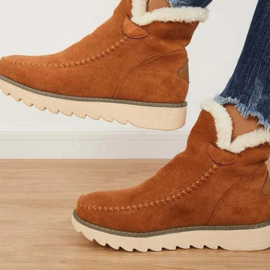 Bottes d'Hiver Chaudes et Élégantes pour Femme – Confort et Protection Contre le Froid - levendeure